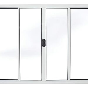 JANELA VITRÔ ALUMINIO BRANCO 4 FOLHAS 1,20 X 2,00